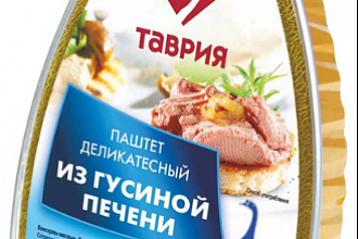 Паштет деликатесный из гусиной печени Таврия 0,105 кг