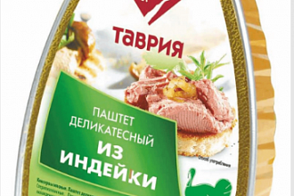 Паштет деликатесный из индейки Таврия 0,105 кг