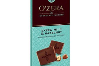 O'Zera, шоколад Milk & Hazelnuts, 24 г