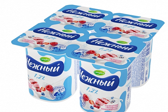 Йогурт 1,2% Нежный ягод морож 100гр. БЗМЖ 