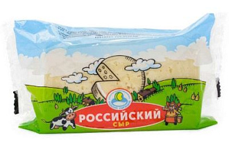 Сыр "Российский" 50%,250гр Кез