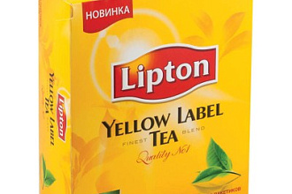 Липтон чай Черный (с/н) 100пак