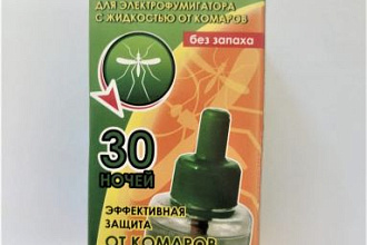 Жидкость от комаров Антикомаринный б/запаха.