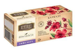 «ETRE», чайный напиток Каркадэ, 25пак
