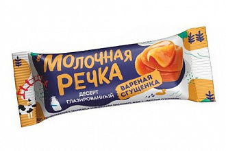 Десерт глазир Сгущенка 28% 1/20/40 гр Молочная речка