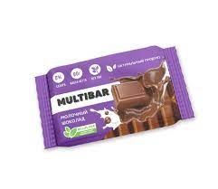 Шоколад молочный Multibar без сахара 95гр./12шт.