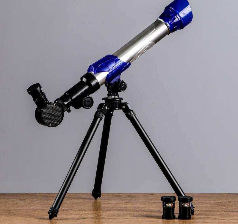 Телескоп настольный 20х,30х,40x, 170мм C2131, микс цвет