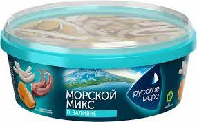 Коктейль из морепродуктов в р.м. Морской микс 300гр/6 Русское море
