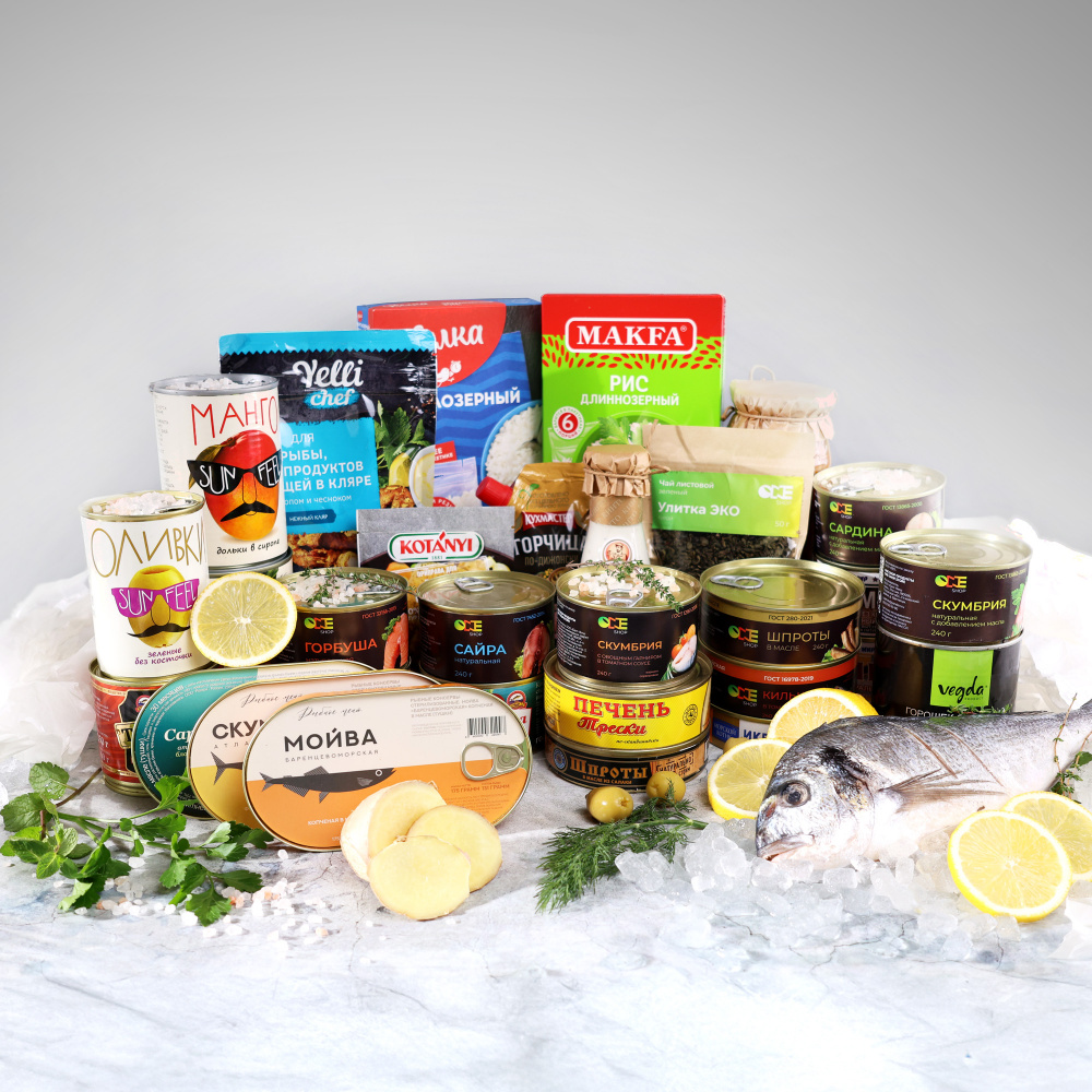 Продуктовый набор "Рыбный уголок" 