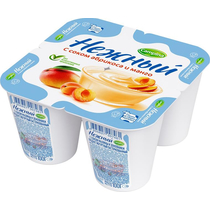 Йогурт с соком Абрикос-Манго "Нежный" 1,2% 100г