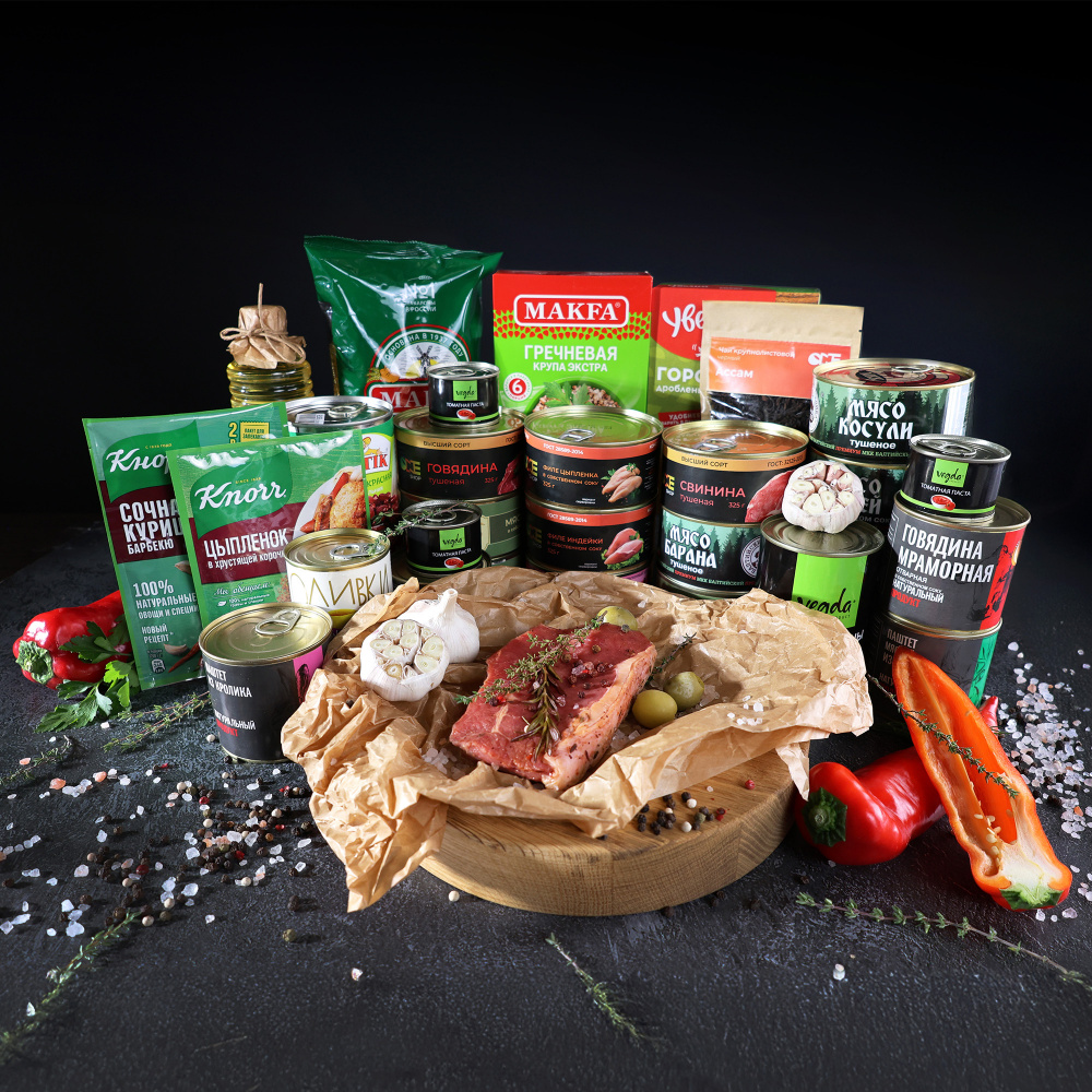 Продуктовый набор "Мясные деликатесы" 