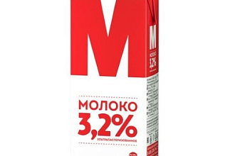 Молоко ультрапастеризованное 3,2% М 925мл БЗМЖ