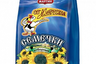 Семечки жарен."От Мартина" отборн.солен.100г/20шт Москов.обл.