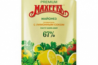 Махеевъ май-з Провансаль Лимон.соком 67% (с дозат) 380г/20шт Татарстан