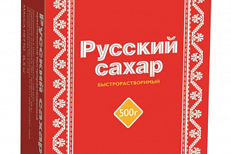 Сахар рафинад Русский Гост 500г/40шт "Ника" Белгород.обл