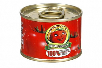 Томат паста "Помидорка" 28% (ж/б с/к) 70г/100шт Россия