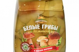 Грибы маринованные БЕЛЫЕ "Экопродукт" 340 гр.