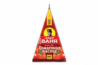 ДЯДЯ ВАНЯ Томатная паста 25% дой-пак 70г