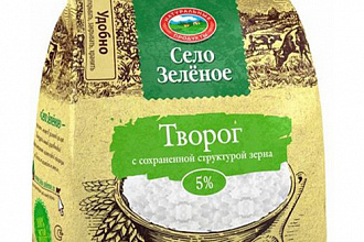 Творог Традиция."Село Зеленое" 5% 200г x14 пакет