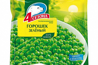 4 сезона Ов. Горошек 400г(20шт)