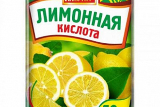 Витекс Лимонная кислота 50г (30шт) цв.уп. Русский аппетит
