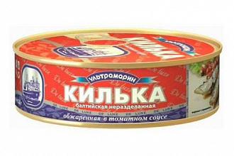 Ультрамарин Килька балт обж в том соусе 240 гр 36 шт ключ