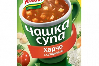 Суп Харчо с сухариками 13,7г 1*30 Чашка супа