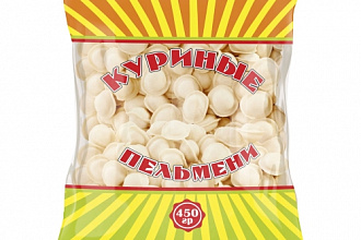 Пельмени "Куриные" 450г/12шт Сальников