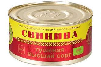 МК Йошкар-Ола свинина туш ГОСТ в/с 325 г 18 шт