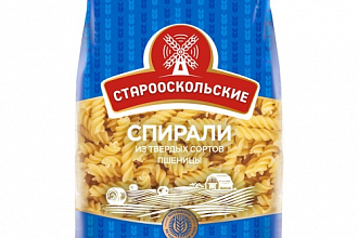 Макароны Спирали 400 гр./14 (2Пб) Старооскольские