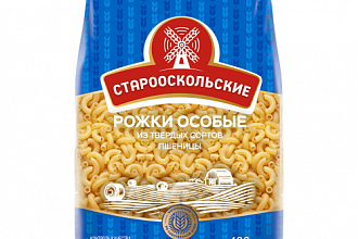 Макароны Рожки особые 400 гр./20 (2Пб) Старооскольские