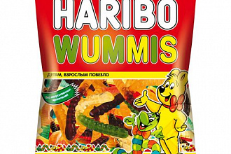 Мармелад жеват. Червячки Вуммис 1/40шт. 80гр. HARIBO