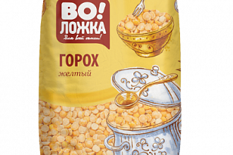 Крупа Горох алтайский желтый колотый 800гр., Воложка 8/К8