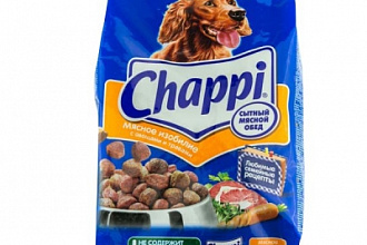 Корм для собак Мясное Изобилие 600гр. CHAPPI