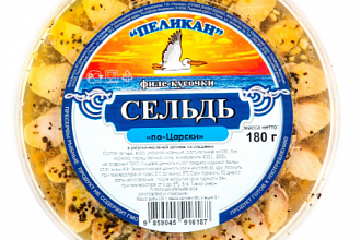 ПФК Сельдь 43 филе-кус в масле По-Царски 150гр.