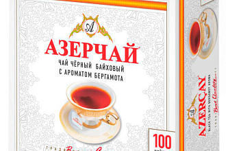 Чай черный с Бергамотом АЗЕРЧАЙ 25пак./2гр./12шт.