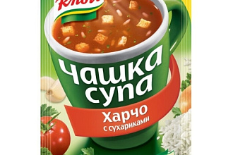 Суп Харчо с сухариками 13,7г, Чашка супа