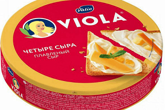 Сыр плавл Viola 4 сыра 45%, 130 г