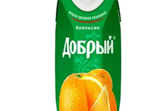 Добрый апельсин нектар 0,33 л.
