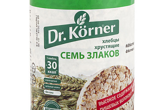 Хлебцы 7 злаков 100г, Dr Korner