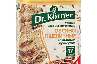 Хлебцы Овс-пшен 100г 1*20 Dr Korner