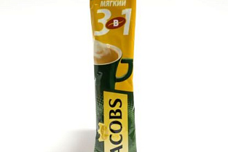 Напиток кофейный растворимый JACOBS 3 в 1 "Мягкий"