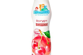 Йогурт 270г 2% Вишня ПЭТ (Домашкино)