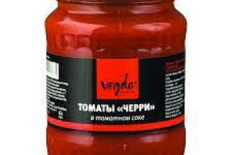Томаты в томатном соке Vegda product 720 мл