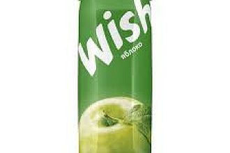 Нектар Яблочный 1л. пакет Wish