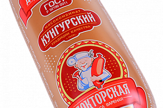 Колбаса вареная Докторская кат А 400г (МК Кунгурский)