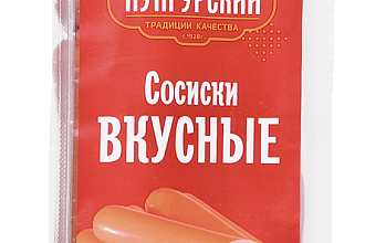 Сосиски куриные "Вкусные" 3с, 240 гр (МК Кунгурский)