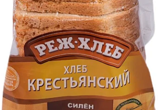 Хлеб Крестьянский 1с (нарезка) 500 г РежХлеб