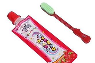 Игрушка Зубная щетка с пастой жидкая конфета 12 г