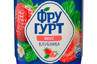 Продукт йогуртный Фругурт Клубника 2,5% 115г